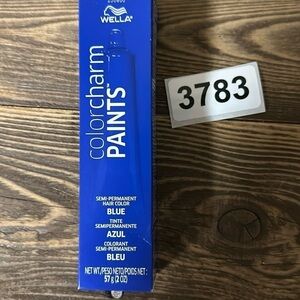 Wella color charm paints semi permanent hair color blue new